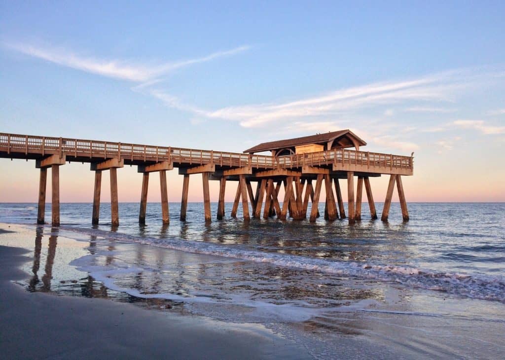 Pier Beach Ocean Water